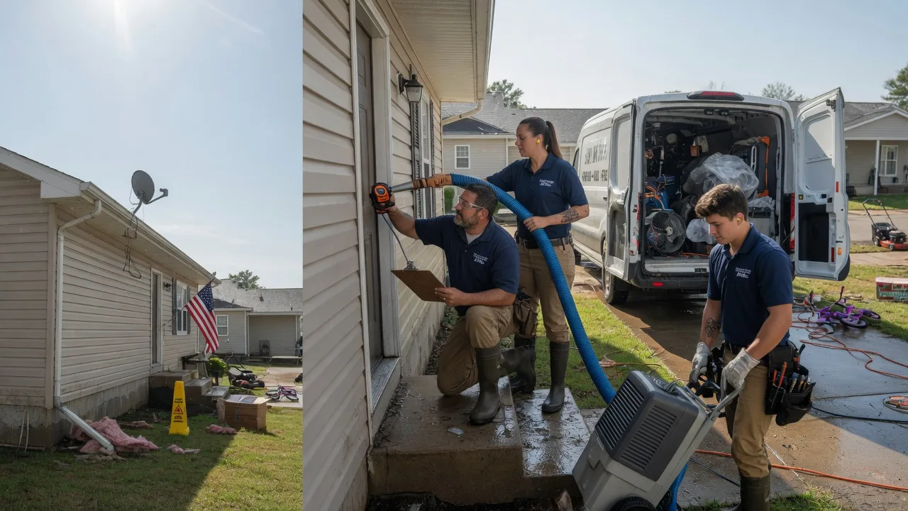 Ceiling Water Damage Restoration in South Point, OH near me